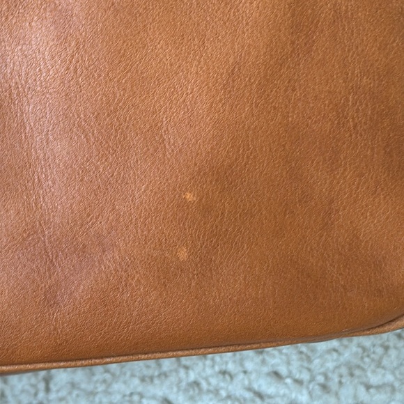 Lauren Ralph Lauren Classic Camel Leather Hobo - Picture 16 of 17